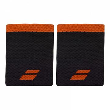 Babolat Logo Jumbo Wristband 2x Black / Light Red